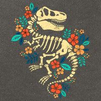 Trex Skeleton Dino Bones Paleontologist Fossil Dinosaur Cotton Canvas Backpack
