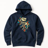 Trex Skeleton Dino Bones Paleontologist Fossil Dinosaur Hoodie