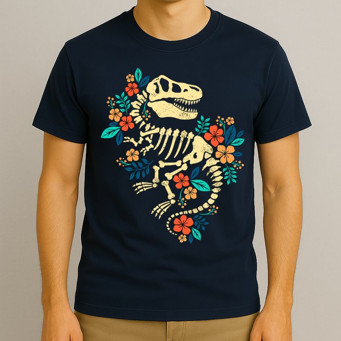 Trex Skeleton Dino Bones Paleontologist Fossil Dinosaur T-Shirt