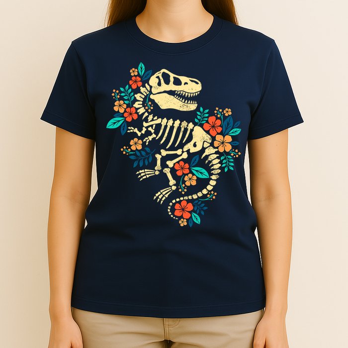 Trex Skeleton Dino Bones Paleontologist Fossil Dinosaur T-Shirt