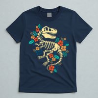 Trex Skeleton Dino Bones Paleontologist Fossil Dinosaur T-Shirt