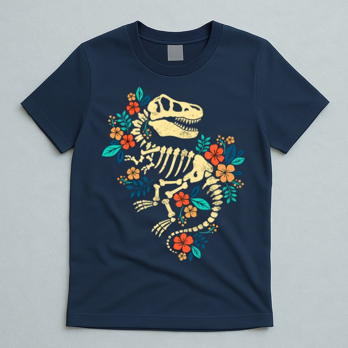 Trex Skeleton Dino Bones Paleontologist Fossil Dinosaur T-Shirt