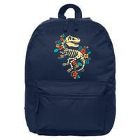 Trex Skeleton Dino Bones Paleontologist Fossil Dinosaur 16 in Basic Backpack