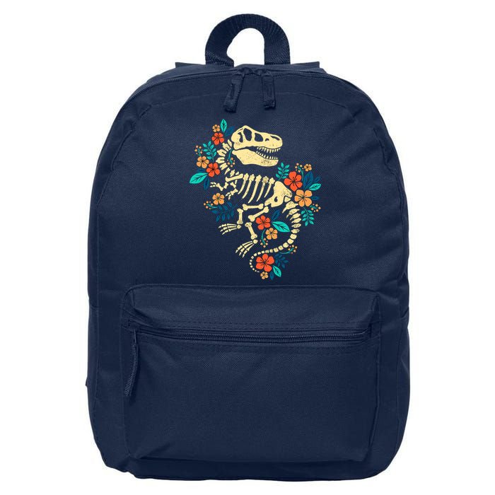 Trex Skeleton Dino Bones Paleontologist Fossil Dinosaur 16 in Basic Backpack