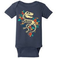 Trex Skeleton Dino Bones Paleontologist Fossil Dinosaur Baby Bodysuit
