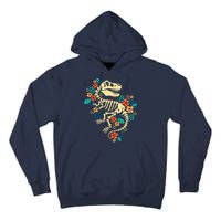 Trex Skeleton Dino Bones Paleontologist Fossil Dinosaur Tall Hoodie