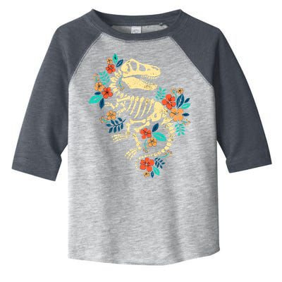 Trex Skeleton Dino Bones Paleontologist Fossil Dinosaur Toddler Fine Jersey T-Shirt
