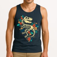 Trex Skeleton Dino Bones Paleontologist Fossil Dinosaur Tank Top