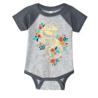 Trex Skeleton Dino Bones Paleontologist Fossil Dinosaur Infant Baby Jersey Bodysuit