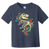 Trex Skeleton Dino Bones Paleontologist Fossil Dinosaur Toddler T-Shirt