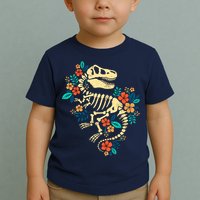 Trex Skeleton Dino Bones Paleontologist Fossil Dinosaur Toddler T-Shirt