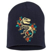 Trex Skeleton Dino Bones Paleontologist Fossil Dinosaur Short Acrylic Beanie