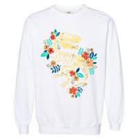 Trex Skeleton Dino Bones Paleontologist Fossil Dinosaur Garment-Dyed Sweatshirt