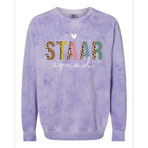 Test Staar Day Squad Mode On Teacher Testing Day Student Colorblast Crewneck Sweatshirt