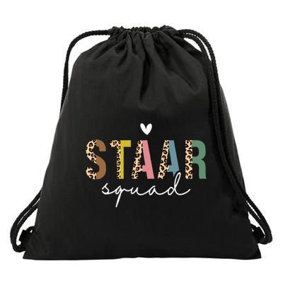 Test Staar Day Squad Mode On Teacher Testing Day Student Drawstring Bag