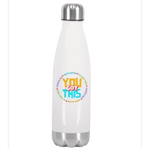 Test STAAR Day Mode On Teacher Testing Stainless Steel Insulated Water Bottle