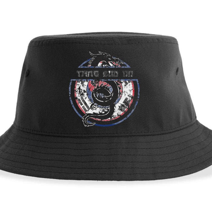 Tang Soo Do Student Martial Arts Dragon Korean Flag Sustainable Bucket Hat