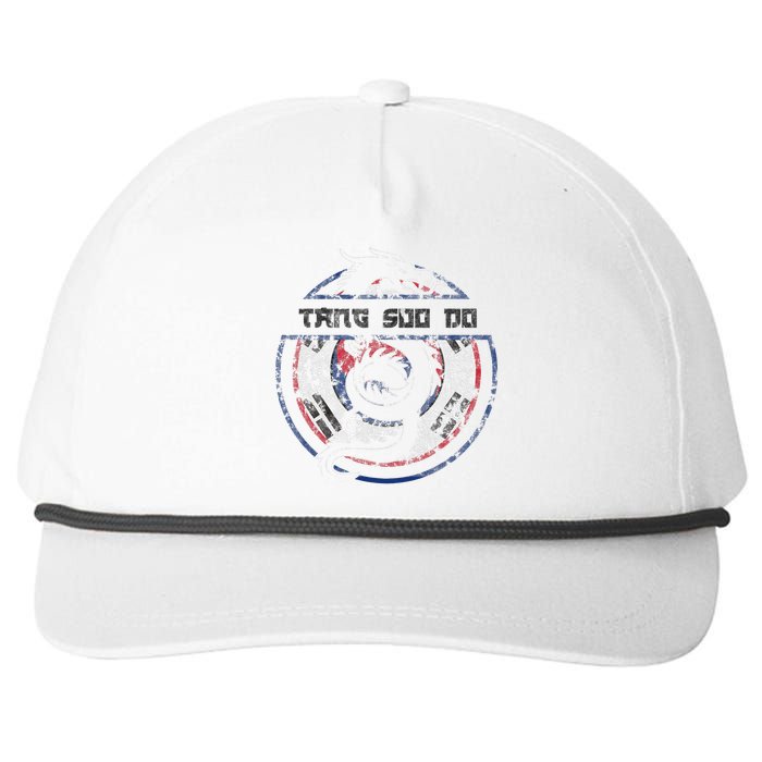 Tang Soo Do Student Martial Arts Dragon Korean Flag Snapback Five-Panel Rope Hat