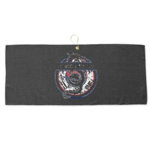 Tang Soo Do Student Martial Arts Dragon Korean Flag Large Microfiber Waffle Golf Towel