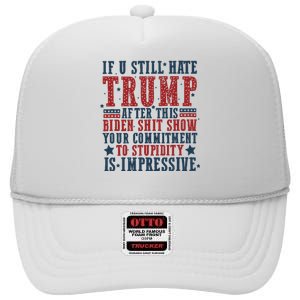 Trump Shirts Donald Trump Trump 2024 Donald Trump  High Crown Mesh Back Trucker Hat