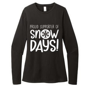 Teacher Snow Days Womens CVC Long Sleeve Shirt