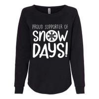 Teacher Snow Days Womens California Wash Sweatshirt