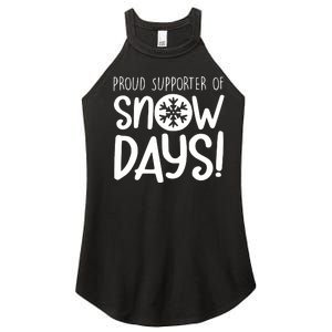 Teacher Snow Days Women's Perfect Tri Rocker Tank