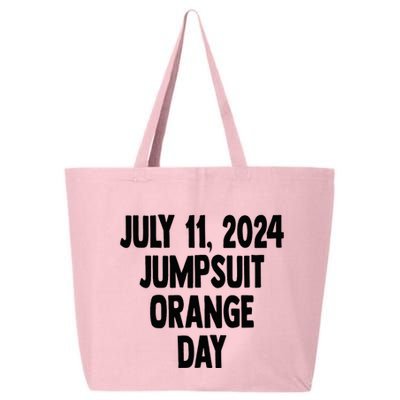 Trump Sentencing Day July 11 2024 Orange Jumpsuit Day 25L Jumbo Tote
