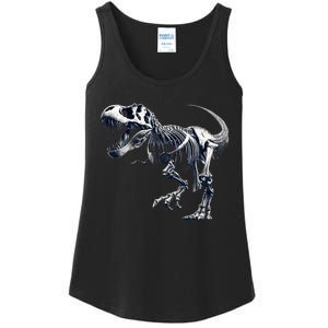 Trex Skeleton Dino Bones Paleontologist Fossil Dinosaur Ladies Essential Tank