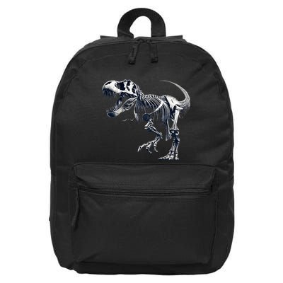 Trex Skeleton Dino Bones Paleontologist Fossil Dinosaur 16 in Basic Backpack