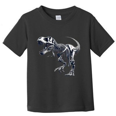 Trex Skeleton Dino Bones Paleontologist Fossil Dinosaur Toddler T-Shirt