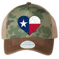 Texas Strong Distressed Heart Legacy Tie Dye Trucker Hat