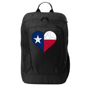 Texas Strong Distressed Heart City Backpack