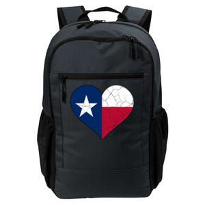 Texas Strong Distressed Heart Daily Commute Backpack