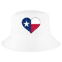 Texas Strong Distressed Heart Cool Comfort Performance Bucket Hat