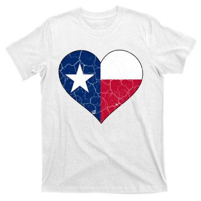 Texas Strong Distressed Heart T-Shirt