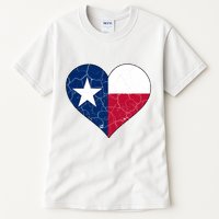 Texas Strong Distressed Heart Tall T-Shirt