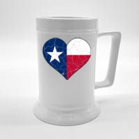 Texas Strong Distressed Heart Beer Stein