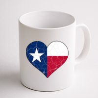 Texas Strong Distressed Heart Coffee Mug