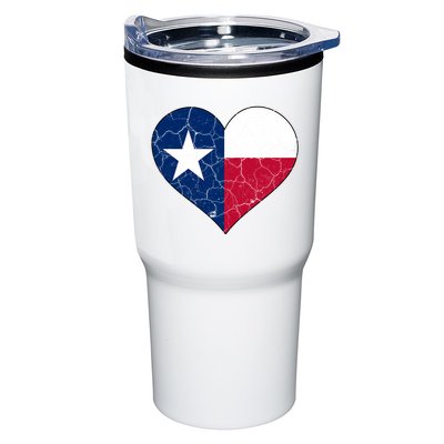 Texas Strong Distressed Heart Tumbler