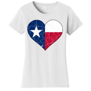 Texas Strong Distressed Heart Women's T-Shirt