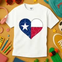 Texas Strong Distressed Heart Kids T-Shirt