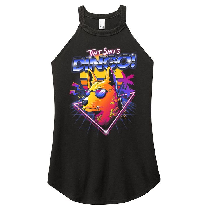 That Shit's Dingo Women's Perfect Tri Rocker Tank