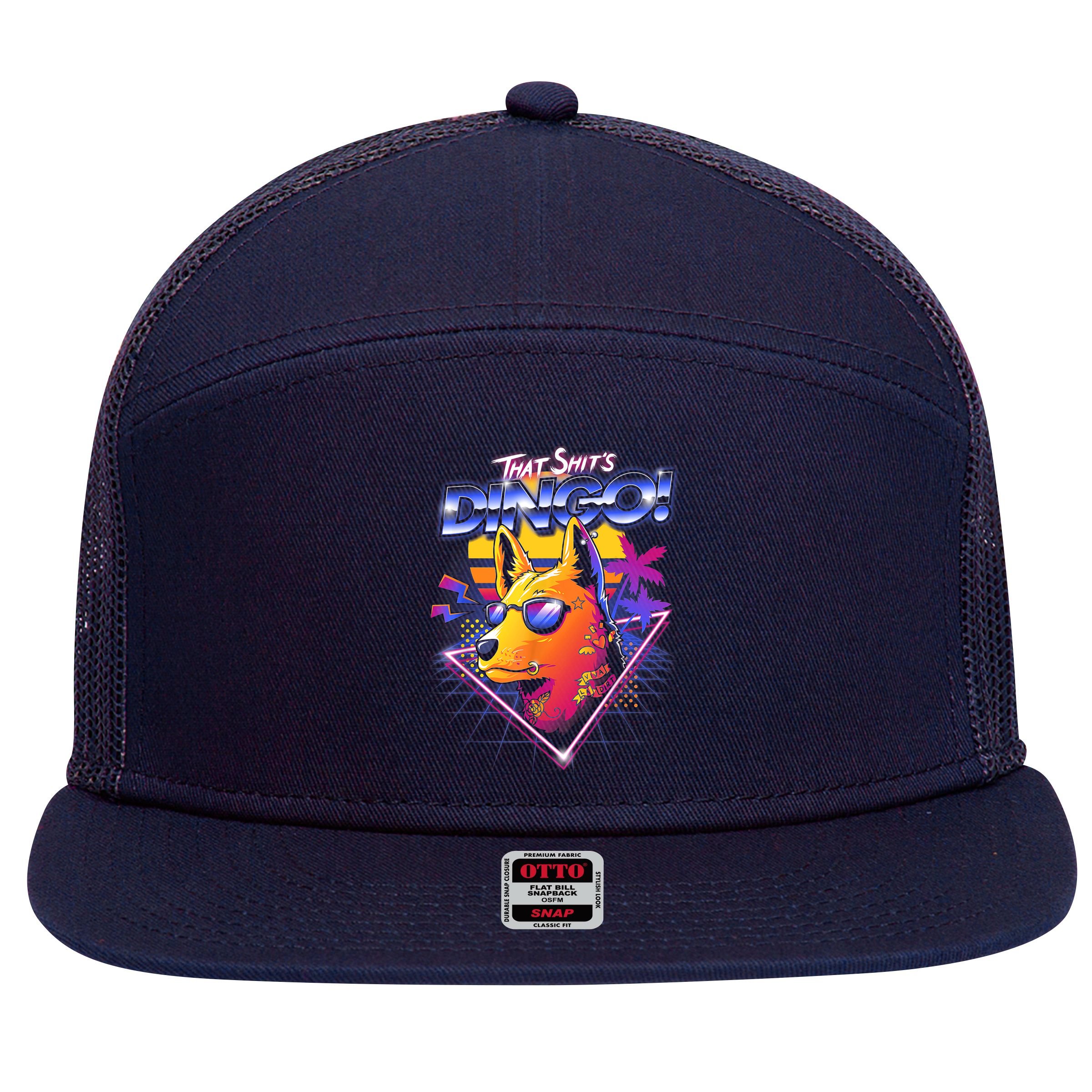That Shit's Dingo 7 Panel Mesh Trucker Snapback Hat