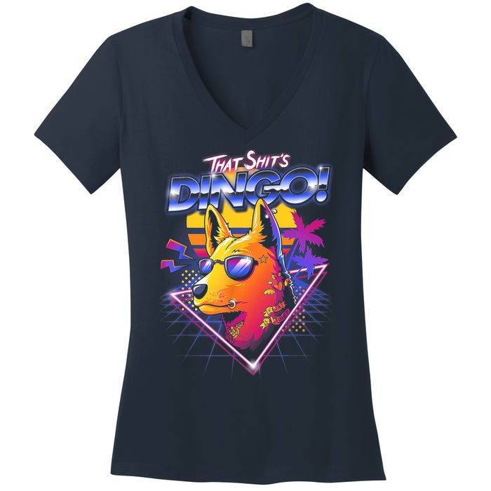 That Shit's Dingo Women's V-Neck T-Shirt