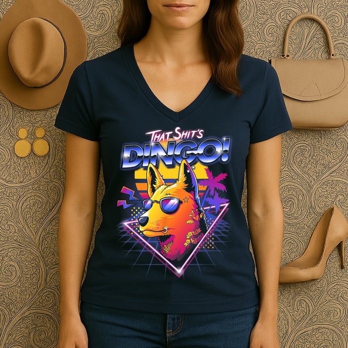 That Shit's Dingo Women's V-Neck T-Shirt