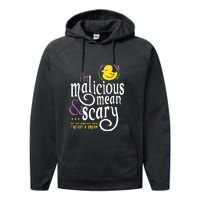 The Snuggly Duckling Malicious Mean & Scary Performance Fleece Hoodie