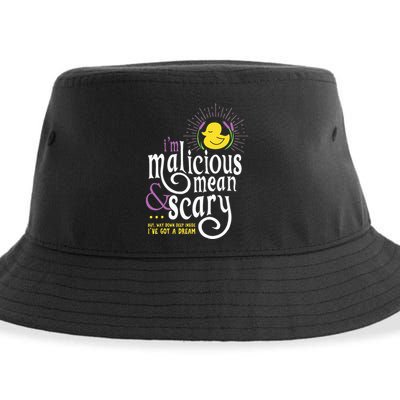 The Snuggly Duckling Malicious Mean & Scary Sustainable Bucket Hat