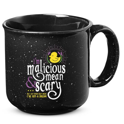 The Snuggly Duckling Malicious Mean & Scary 15oz Campfire Ceramic Mug