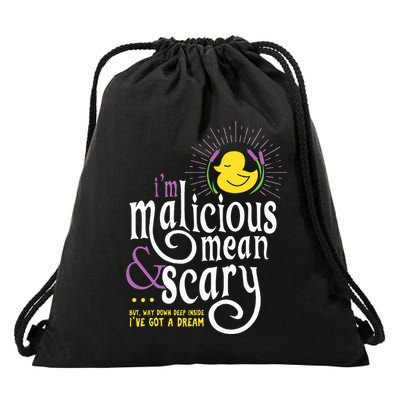 The Snuggly Duckling Malicious Mean & Scary Drawstring Bag